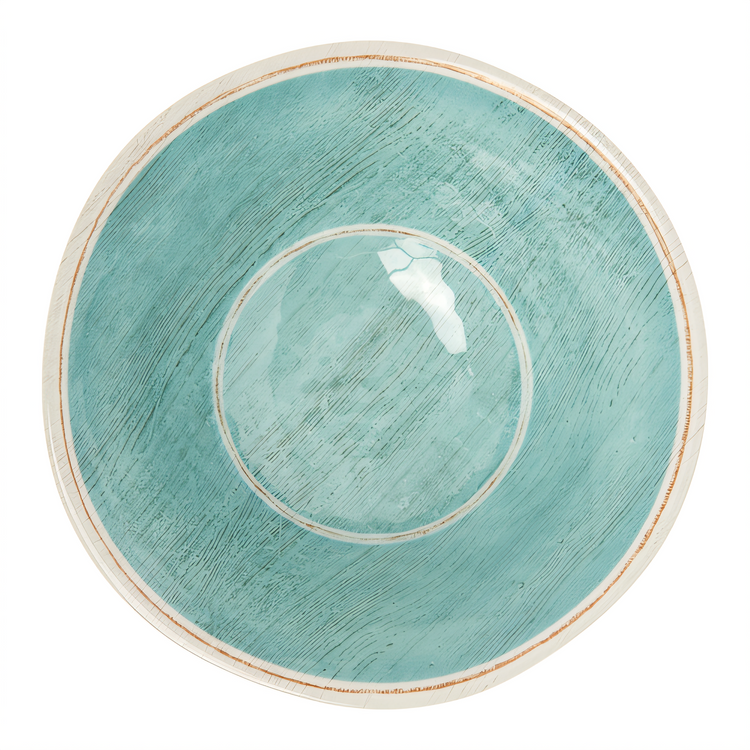 Product image #2 for Grove 27 oz Aqua Melamine Ice Cream Bowl, 7 Inch Diameter