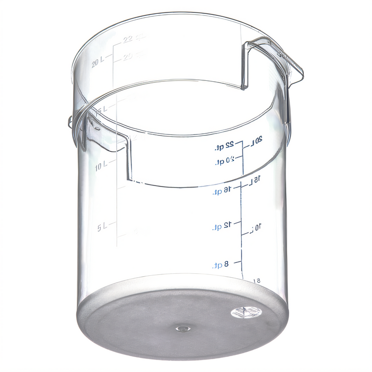 Product image #2 for StorPlus 22-Quart Round Clear Polycarbonate Food Storage Container, Container Only