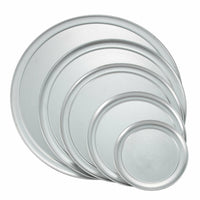 Winco 19-Inch Round Wide Rim Solid Aluminum Pizza Pan