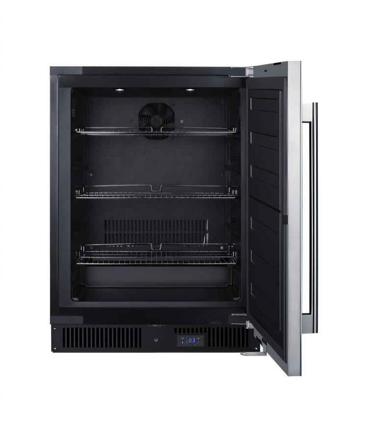 Product image #2 for Summit Appliance 24-Inch Undercounter All-Freezer, 3.7 Cu. Ft., Stainless Steel, ADA Compliant