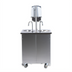 Thumbnail image #2 for Vollrath Double-Sided Mobile Stainless Steel Hand Washing Station with Dual Round Bowl Sinks and Foot Pump