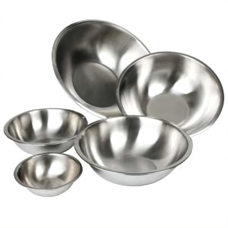Product image #2 for Winco Heavy-Duty Round Stainless Steel Mixing Bowl, 16 Qt