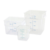 Winco PTSC-4 Commercial Food Storage Containers Case of 48