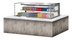 Thumbnail image #2 for Turbo Air Low-Profile Drop-In Horizontal Open Refrigerated Display Case with Glass Side Panels, 13 Cu. Ft.
