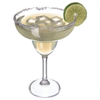 Thumbnail image #2 for CFS Brands Alibi 565207 16 oz Clear Shatterproof Polycarbonate Margarita Glass Case of 24