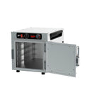 Thumbnail image #2 for Metro HotBlox™ HBCN4-AS-CT Narrow 4-Pan Countertop Insulated Holding Cabinet, Solid Door, Analog Controls, 120V