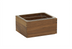 Thumbnail image #2 for Cal-Mil Sydney Walnut Wood Ice Housing with Polycarbonate Pan and Liner
