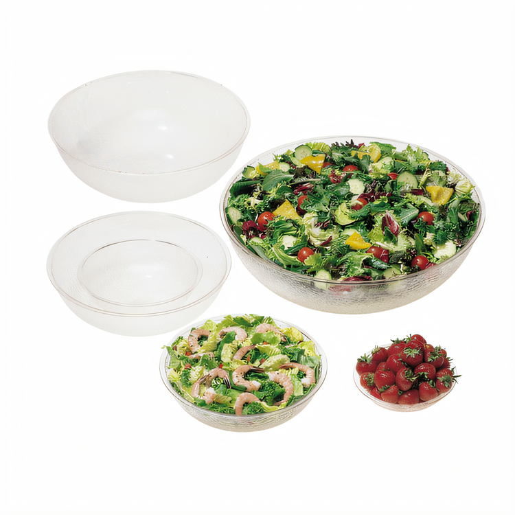 Product image #2 for Cambro Camwear 40 Qt. 23-Inch Round Pebbled Serving Bowl, Clear Polycarbonate