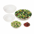Thumbnail image #2 for Cambro Camwear 40 Qt. 23-Inch Round Pebbled Serving Bowl, Clear Polycarbonate
