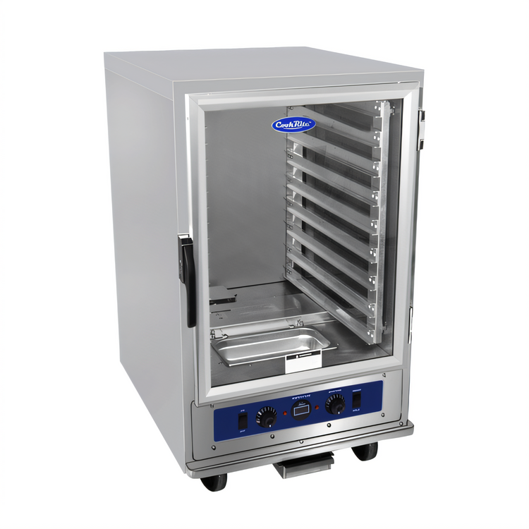 Product image #2 for CookRite Insulated Heated Holding Cabinet, 25-Inch Wide, 9-Pan Capacity, Tempered Glass Door, Stainless Steel, 120V