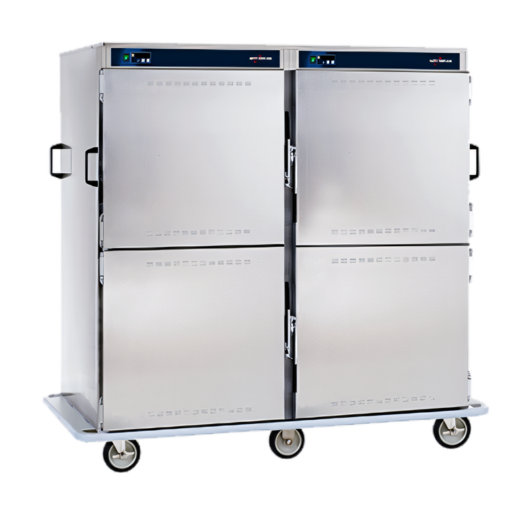 Product image #2 for Alto-Shaam Halo Heat 192-Plate Electric Mobile Banquet Holding Cart with Double Doors