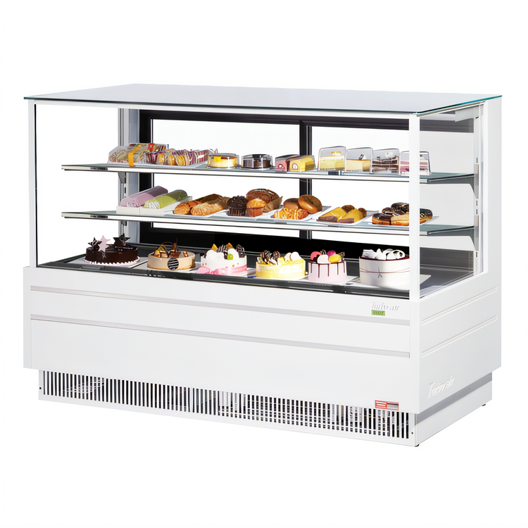 Product image #2 for Turbo Air TCGB-72UF-W(B)-N 72-1/2 Inch See-Thru Refrigerated Bakery Display Case