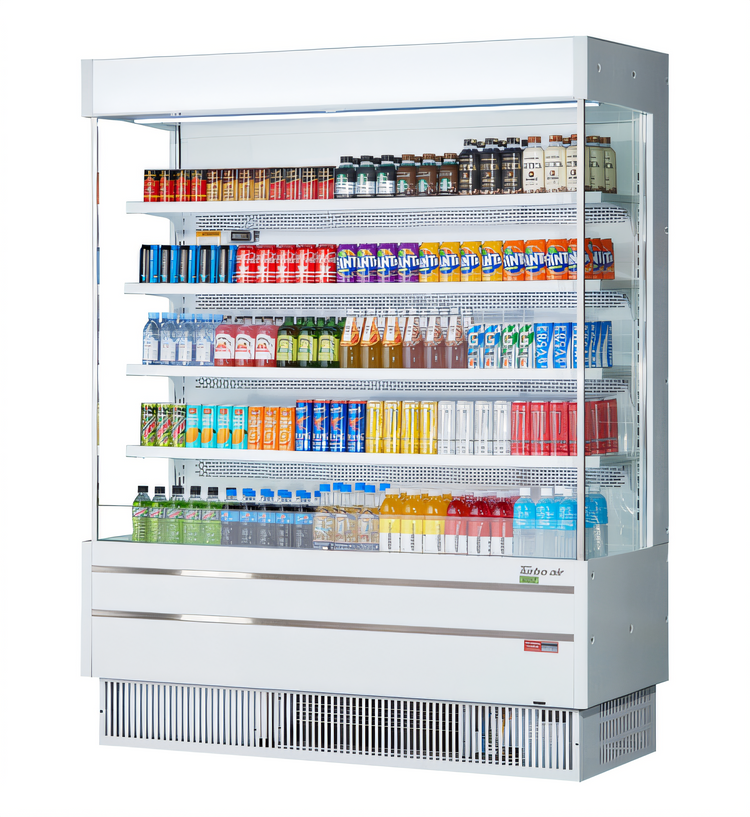 Product image #2 for Turbo Air Vertical Air Curtain Open Display Merchandiser, 64-Inch, 26.5 Cu. Ft., Self-Contained Refrigeration
