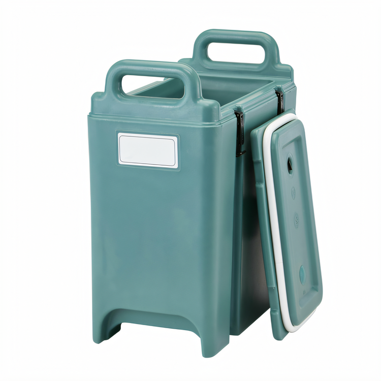 Product image #2 for Cambro Camtainer 350LCD 3-3/8 Gallon No-Spigot Insulated Soup Carrier