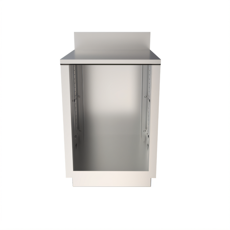 Product image #2 for BK Resources Call Series 18" x 21" Flat Top Stainless Steel Underbar Cabinet Base