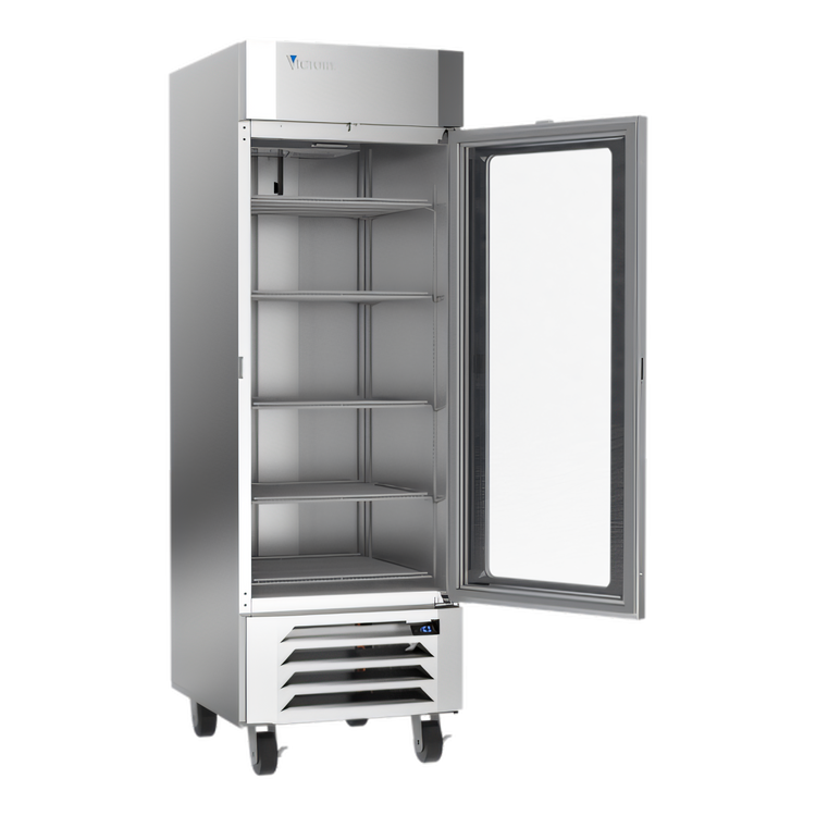 Product image #2 for Victory UltraSpec 23.32 Cu. Ft. One-Section Reach-In Bottom Mount Glass Door Merchandiser Freezer
