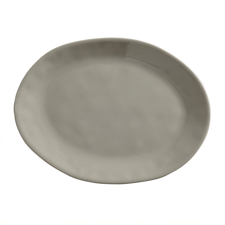 Product image #2 for American Metalcraft Crave Collection 12-Inch Oval Shadow Melamine Serving Platter