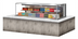 Thumbnail image #2 for Turbo Air 72-Inch Drop-In Horizontal Open Refrigerated Display Case with Glass Side Panels