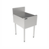 Thumbnail image #2 for Top Shelf TSF Series 18-Inch Freestanding Stainless Steel Underbar Drainboard with 6-Inch Backsplash