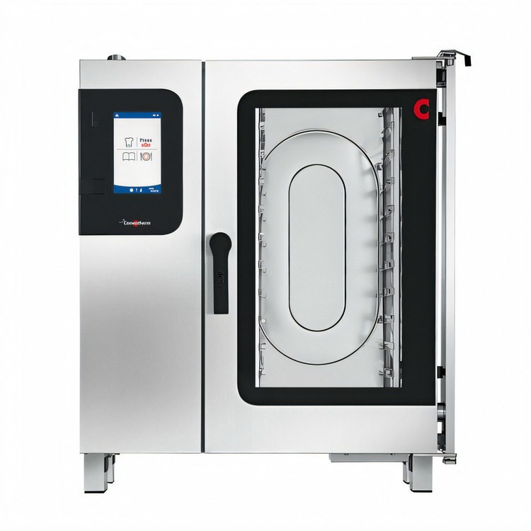 Product image #2 for Convotherm Maxx Pro K-12 Electric Double Stacked Combi Oven Package with (6) Half-Size and (10) Half-Size Pan Capacity