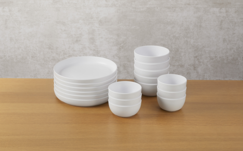 Product image #2 for American Metalcraft Ani Collection 30 oz Round White Melamine Bowl