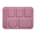Thumbnail image #1 for Carlisle Rose Granite Left-Handed 6-Compartment Rectangular Compartment Tray