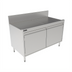 Thumbnail image #2 for Perlick Top Shelf 48-Inch Full-Depth Underbar Storage Cabinet with Drainboard Top and 6-Inch Backsplash
