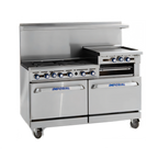 Thumbnail image #1 for Imperial (Middleby) Pro Series IR-G60 60-Inch Gas Restaurant Range with Griddle, Two Standard Ovens, 3/4-Inch Plate