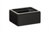 Thumbnail image #2 for Cal-Mil Onyx Black Metal Ice Housing with Clear Polycarbonate Pan and Liner, 13 x 10.5 x 7 Inches