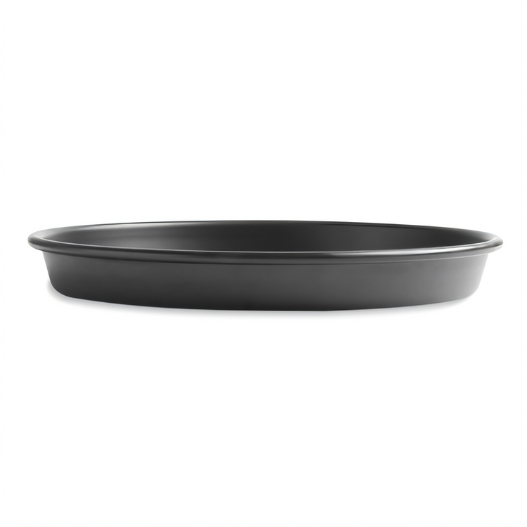 Product image #2 for Vollrath 12.63-Inch Round Solid Tapered Nesting Pizza Pan, Hard Coat Aluminum