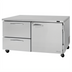 Thumbnail image #2 for Turbo Air PRO Series Two-Section Undercounter Freezer with Doors and Drawers, 17 Cu. Ft., Self-Contained, Stainless Steel