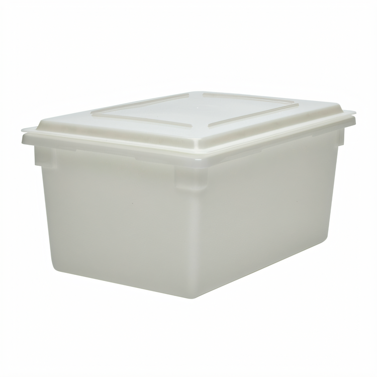 Product image #2 for Cambro 18 x 26 x 12 Inch Polyethylene Food Storage Container, 17 Gallon, Natural White
