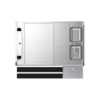 Thumbnail image #2 for Krowne Royal Series KRPT-54ALP-10 54-Inch Pass-Thru Underbar Ice Bin/Cocktail Station with 10-Circuit Cold Plate, Double Speedrail, Two Dump Sinks