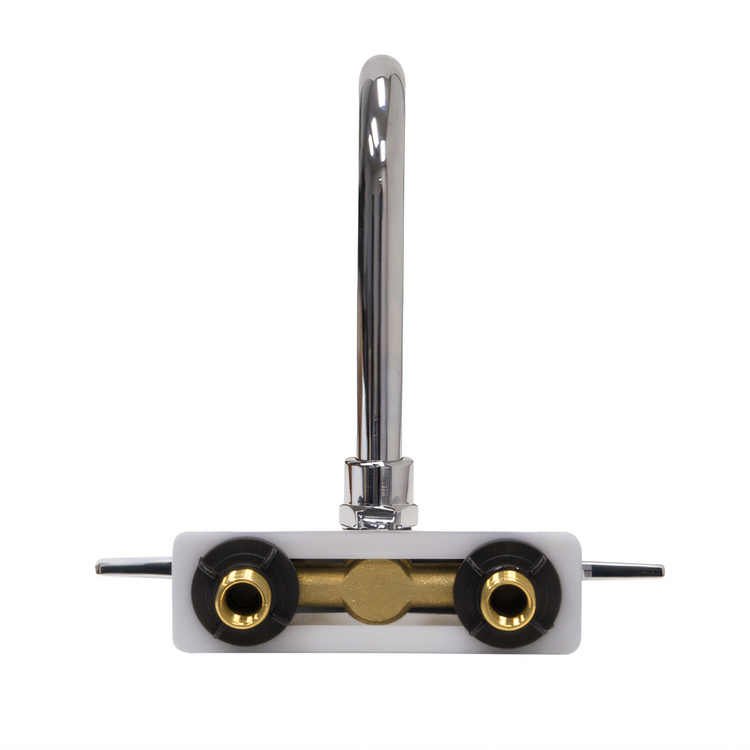 Product image #2 for Advance Tabco K-206 6-Inch Extended Splash Mount Faucet with Wrist Handles