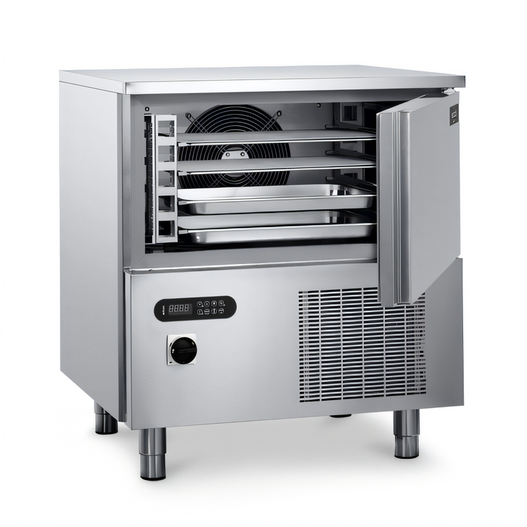 Product image #2 for Gemm Commercial Reach-In Blast Chiller/Freezer, Single Section, Self-Contained, 5-Pan, 208-230V