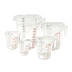 Thumbnail image #2 for Winco Deluxe One-Piece Polycarbonate 4-Quart Measuring Cup with Raised Quart and Liter Markings