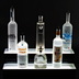 Thumbnail image #2 for Krowne Royal Series 2-Tier Lighted Countertop Liquor Display, 72-Inch, Right-Side Cord, 36-Bottle Capacity