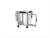 Thumbnail image #2 for Metro HotBlox™ Wide 8-Pan Half-Height Mobile Pass-Thru Insulated Holding Cabinet, Digital Touchscreen, Clear Front Door / Solid Rear Door, 120V
