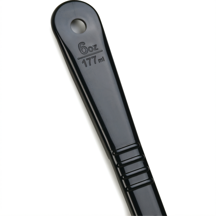 Product image #2 for Measure Miser® 6 oz Solid Long-Handle Portion Control Serving Spoon, Black