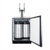 Thumbnail image #2 for Summit Commercial ADA-Compliant Nitro Cold Brew Coffee Dispenser, 24-Inch Built-In/Freestanding, 5.5 Cu. Ft., Dual Tap
