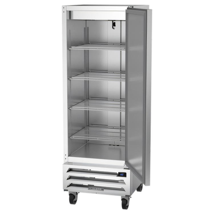 Product image #2 for Beverage-Air Horizon Series One-Section Reach-In Freezer, 24 Inch Wide, 11.9 Cu. Ft., Solid Door, Bottom-Mount, Stainless Steel