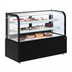 Thumbnail image #2 for KoolMore 60-Inch Refrigerated Bakery Display Case with Curved Front Glass, Black, 17.6 Cu Ft