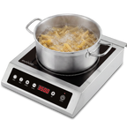 Thumbnail image #2 for Eurodib CIP240 Commercial Induction Cooktop, countertop, single burner, touch control panel, ceramic galss surface, power: 240v/60/1ph, cooktop: 1