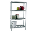 Thumbnail image #2 for New Age Adjust-A-Shelf Solid Brute Series Aluminum Shelf, 60 Inch W x 24 Inch D, 800 lb. Capacity