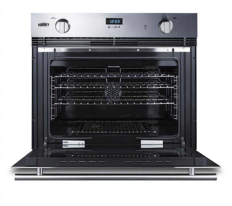 Product image #2 for Summit Commercial 30-Inch Natural Gas Convection Wall Oven, 3.0 Cu. Ft., Stainless Steel