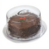 Thumbnail image #2 for 14-Inch Round Clear SAN Bakery & Food Display Tray
