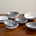 Thumbnail image #2 for American Metalcraft Mix & Matte 16 oz Round Melamine Bowl, Matte Gray