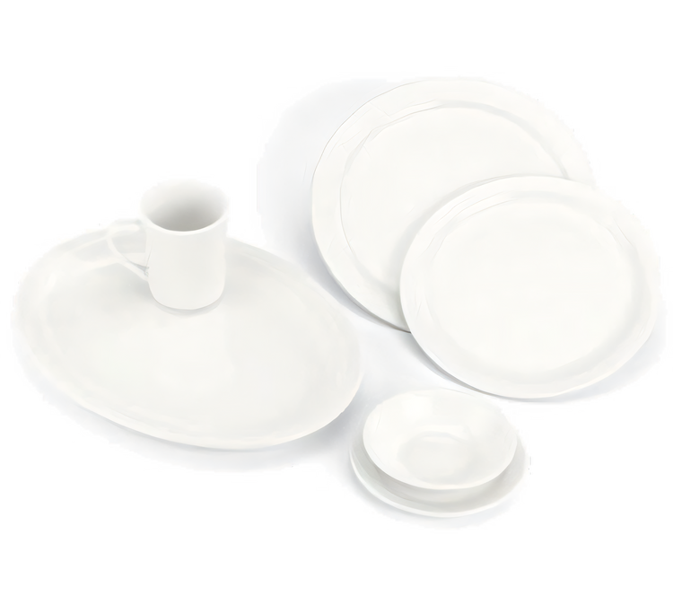 Product image #1 for Alpine White 9 Inch 12 oz Ceramic Rim Soup Bowl