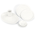 Thumbnail image #1 for Alpine White 9 Inch 12 oz Ceramic Rim Soup Bowl