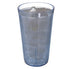 Thumbnail image #2 for Crystalon Stack-All 20 oz Blue Ribbed Stackable SAN Plastic Tumbler
